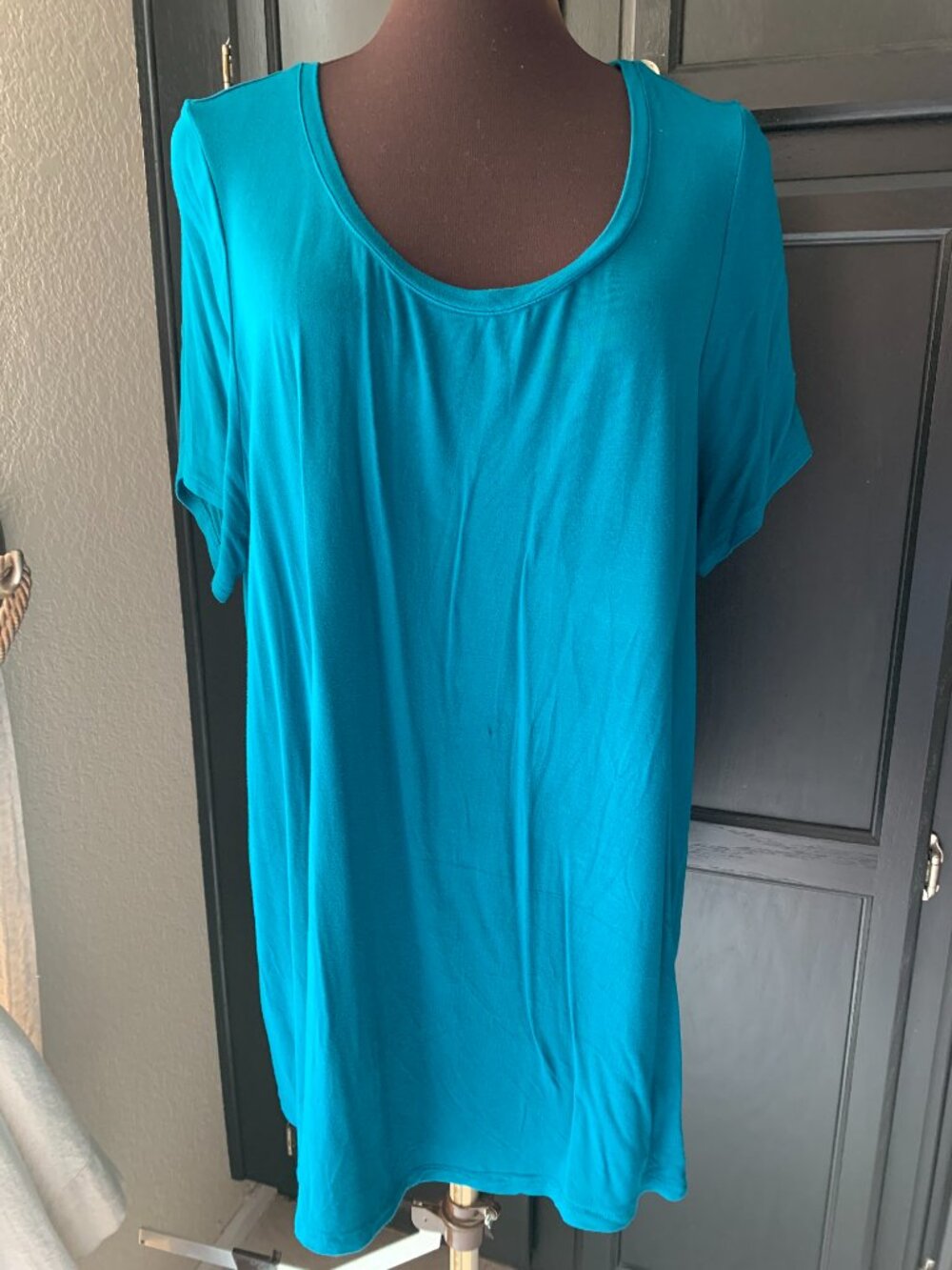 Lane Bryant Swing Tee Dark Teal 18/20